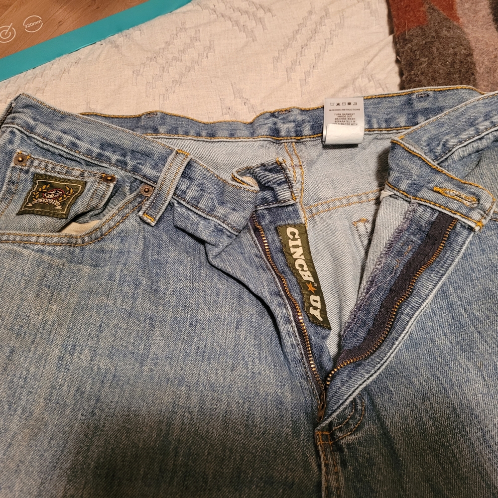 Cinch Men's Light Blue Jeans